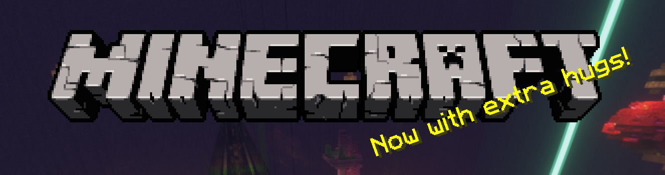 An example of Minecraft's splash text.